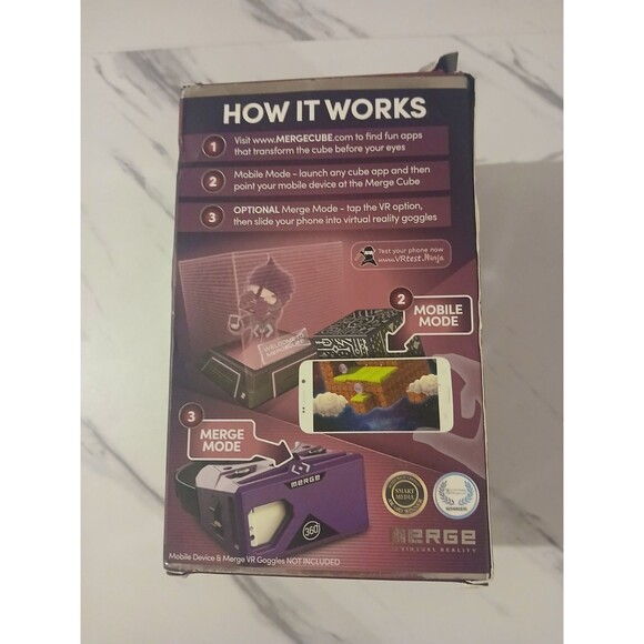 New Merge Cube Hold Holograms in Your Hand Virtual Game Toy for IOS Android - Picture 2 of 6